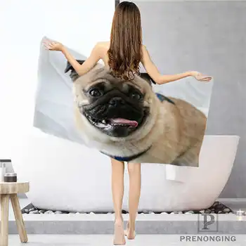

Custom pug_puppy (2) Bathroom Washcloth Towels Face Towel/Bath Towel Shower Towels Size 33x74cm/72x143cm#18-12-17-07-335
