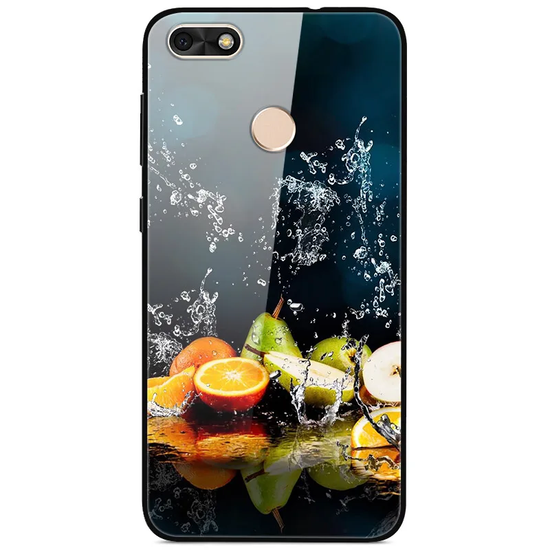 Для Huawei P9 Lite Mini чехол из закаленного стекла, планета космос, чехол из стекла для Huawei NOVA Lite, чехол Y6 Pro