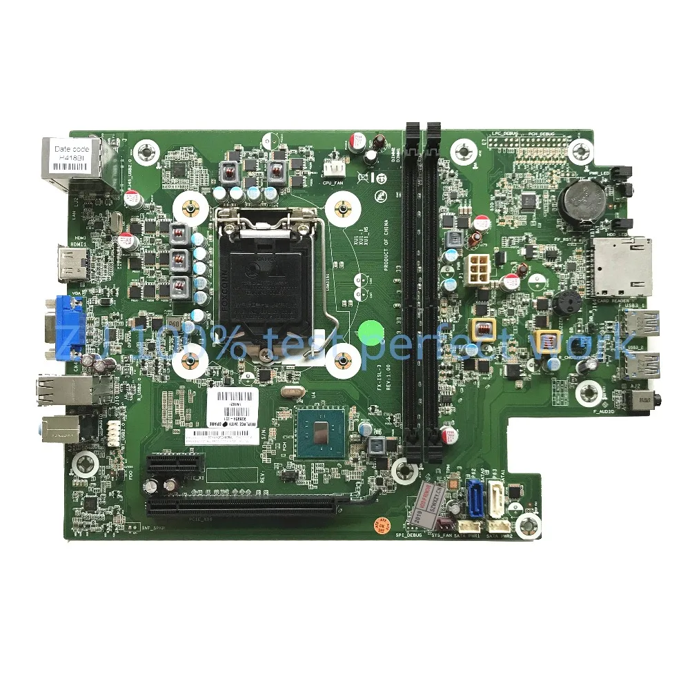 Для hp 280 PRO G2 SFF настольная материнская плата 908959-001 908959-601 901279-001 H110 DDR4 LGA1151 протестированная Быстрая