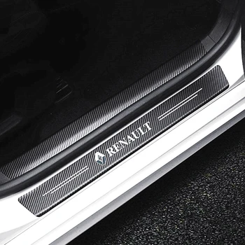 

4PCS Car Door Threshold Guard Stickers For Renault Megane 2 Duster Logan Captur Clio Laguna 3 Fluence Kadjar Auto Accessories