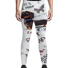 Такса Цветок Любовь Покер компас брюки мужские леггинсы День Независимости повседневное использование Buttery мягкий стрейч Fit полная длина Wearab