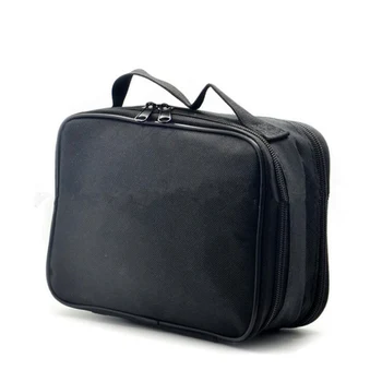 

Portable Double-deck Storage Bag Multi-use Tool Bags Travel Bags Case Storage Box High Quality Black Large
