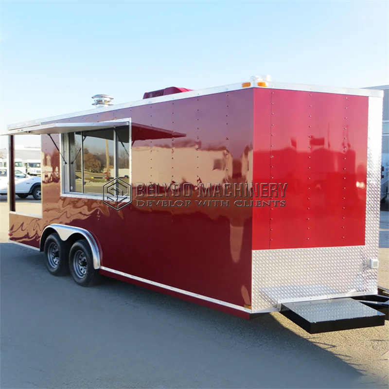 2023HotSaleFoodTrailerConcessionTrailerForSale39mFastFood