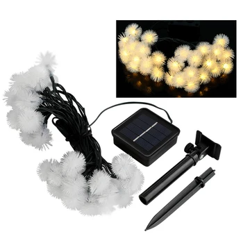 

LED Solar String Light Decoration Fairy Garland Light 20 30 LEDs Outdoor String Waterproof Christmas Party Lighting Garden Decor