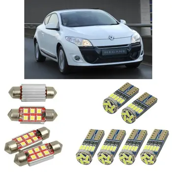 

Interior led Car lights For Renault megane 3 coupe dz01 2009+ car accessories boot light License Plate Light 16pc