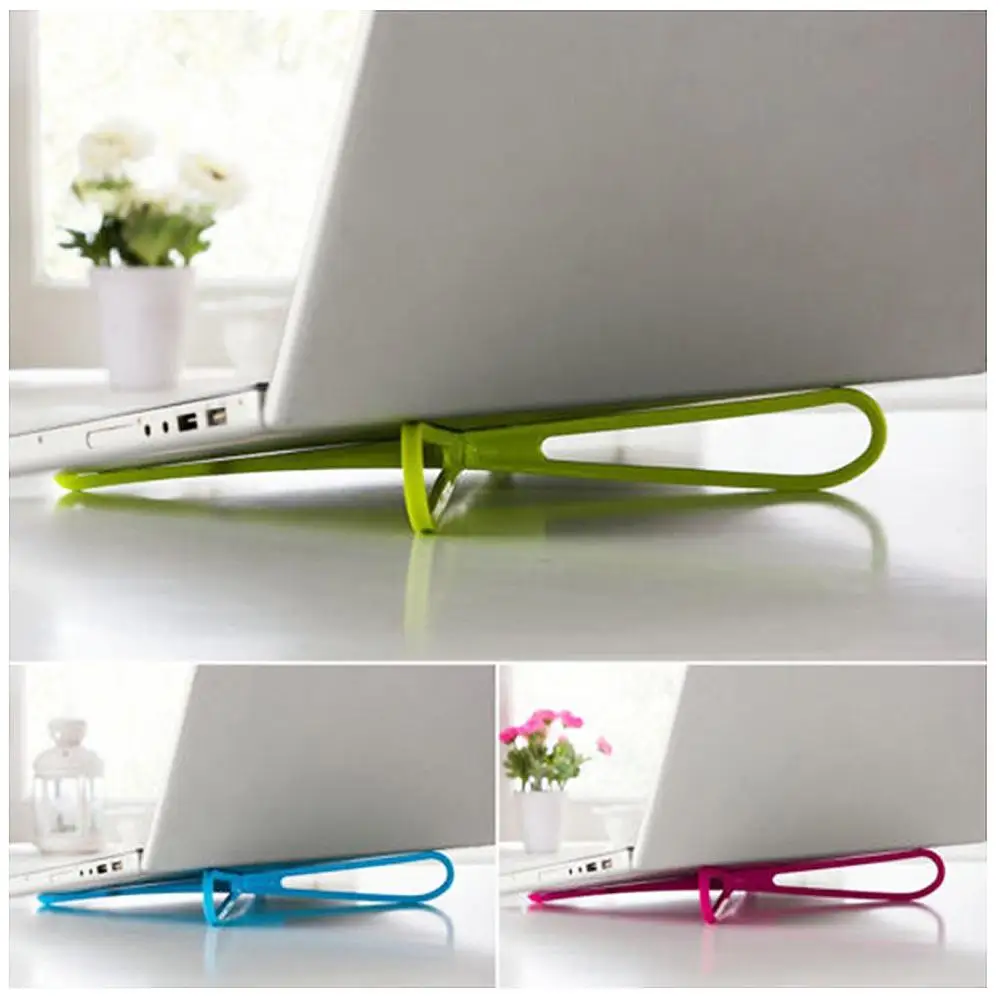 Universal Laptop Stand 4 Colors Portable Monitor Lightweight Tablet Holder Heat Sink Cooling IPad Laptops Bracket For Desk | Автомобили и