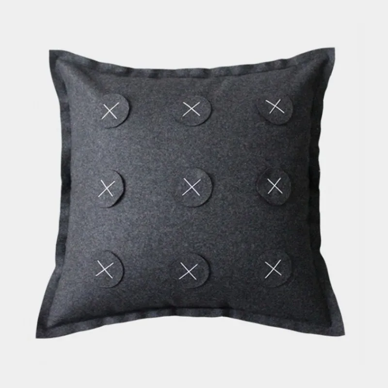 

Cloth material handmade seat pillow without core , Nordic style detachable decoration sofa cushions no inner