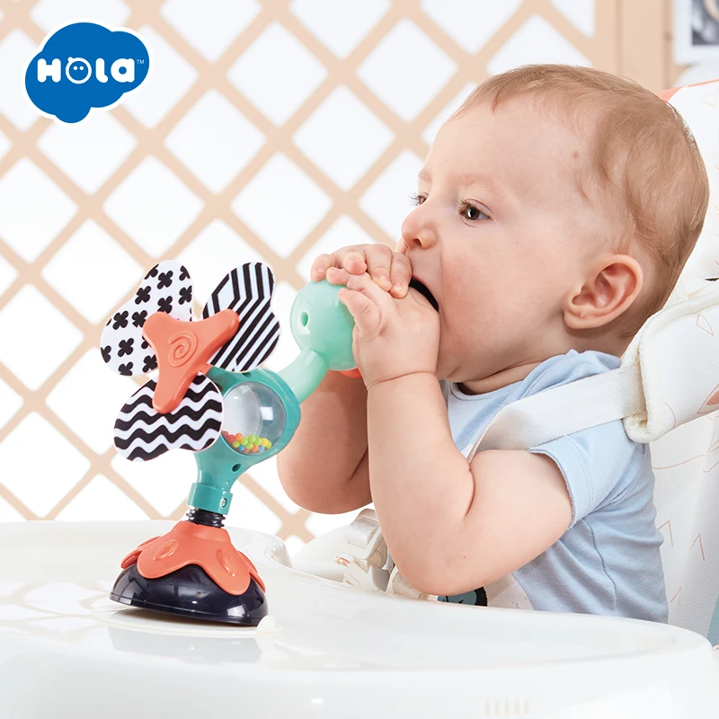 HOLA 3150B Rotating Ferris Wheel Kids Table Tricolor Suckers Toy For Toddlers Intelligence Development Educational Toy Gifts