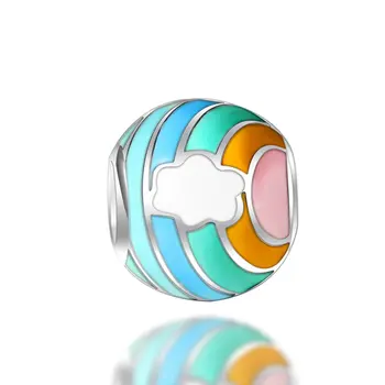 

Ice River Genuine 925 Sterling Silver Charms Bead for Bracelets & Necklaces Enamel Beads DIY Fashion Jewelry Making