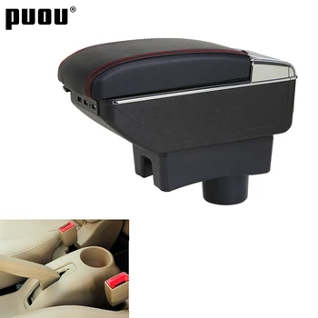 

Rotatable Armrest For Chery A13 Very Celer fulwin 2 2008-2012 Center Centre Console Storage Box ashtray Cup holder Car accessori