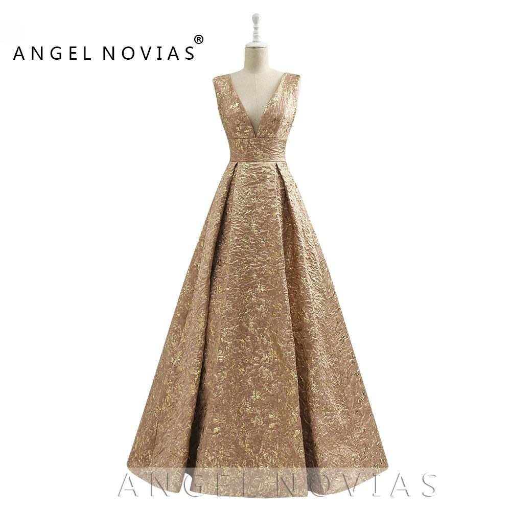 long gown gold