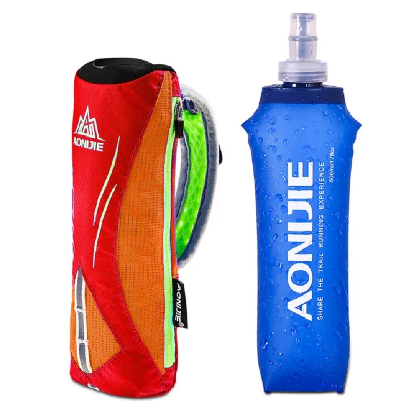 Running Hand-held Water Bottle Kettle Holder Wrist Storage Bag Hydration Pack Hydra Fuel Soft Flask Marathon Race Running Hand-held Water Bottle Kettle Holder Wrist Storage Bag Hydration Pack Hydra Fuel Soft Flask Marathon Race