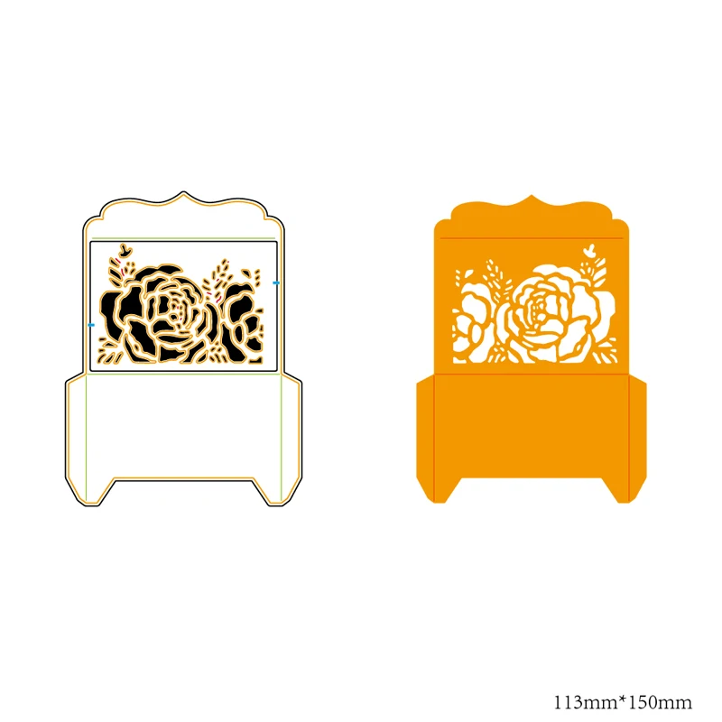 

ZhuoAng bouquet Cutting Dies for Card Making DIY Scrapbooking Photo Album Decoretive Embossing Stencial