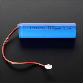 

20Pcs PKCELL ICR18650 Liion Rechargeable Battery 3.7V 2200mAh 18650 26# UL1007 JST-PHR-2P Reverse plug Dual MOS protection board