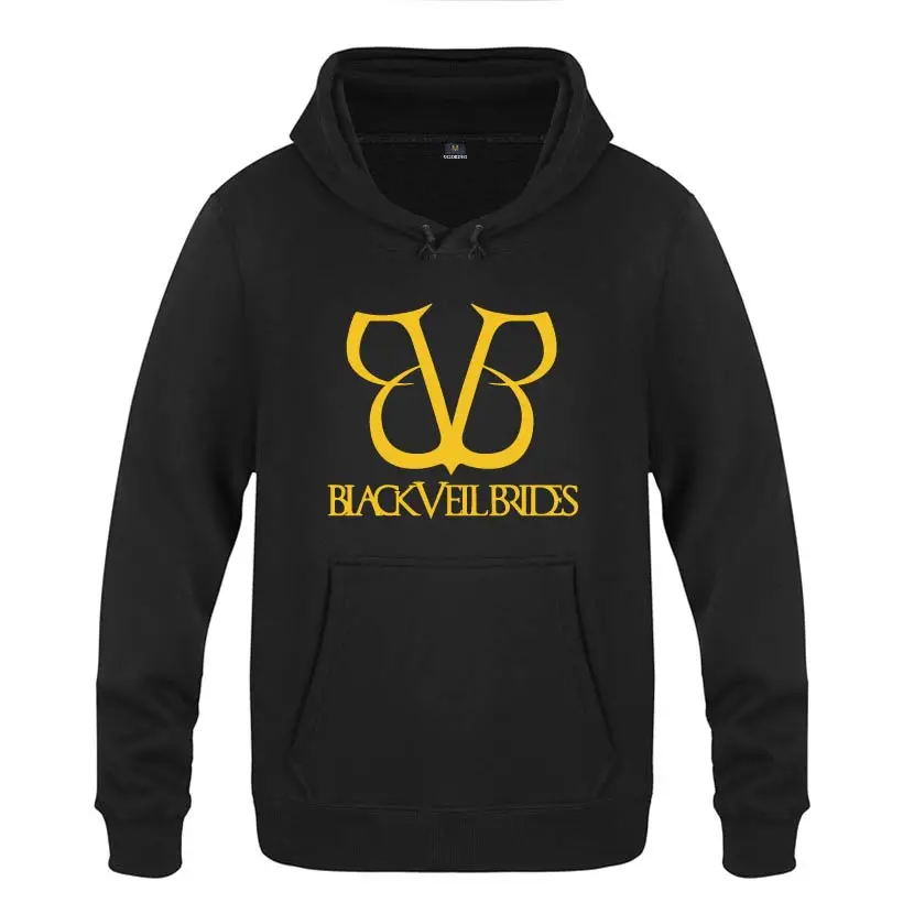 HEY HUAT Черная вуаль невесты BVB рок музыка толстовки мужские мужские пуловеры флисовые толстовки с капюшоном - Цвет: HEY HUAT
