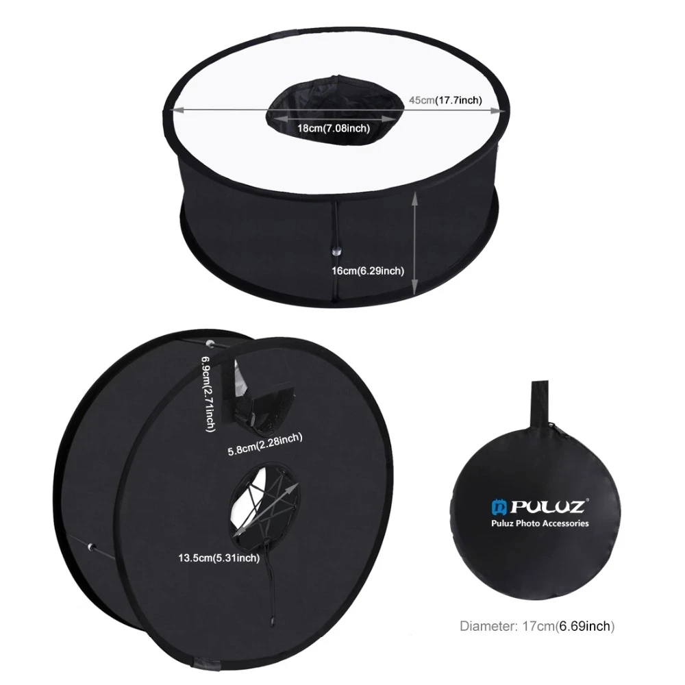 45cm Ring Softbox Speedlight Round Style Flashlight Shoot Softbox Foldable Soft Flash Light Diffuser photography softbox bowens mount softbox portable softbox
