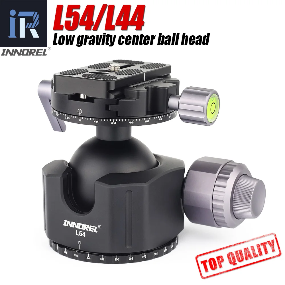

INNOREL L54/L44 tripod head for heavy duty digital SLR cameras with aluminum alloy panorama Low gravity center tripod ball head