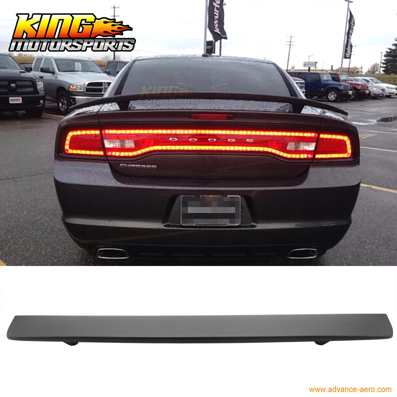 Fit For 11-19 Dodge Charger Srt Rear Trunk Spoiler Matte Black Abs Global  Free Shipping Worldwide - Spoilers & Wings - AliExpress