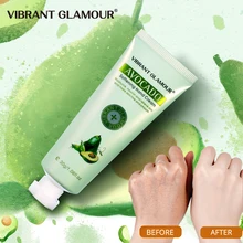 Canlı GLAMOUR avokado nemlendirici el kremi 100% bitkiler özü el maskesi besleyici Anti Chapping yağ kontrol el bakımı