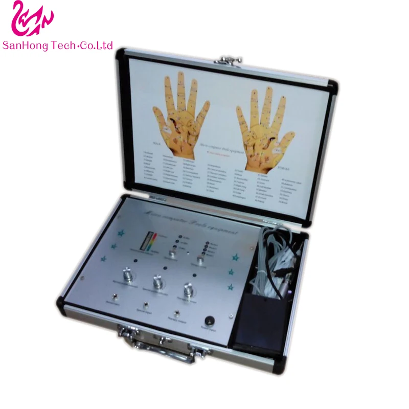 Portable hand acupoint diagnosis and therapy device