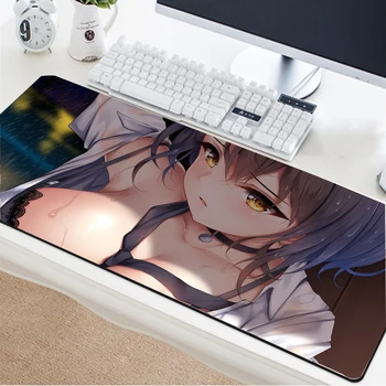 

Yuzuoan Selling Oversized Programming Mouse Pad Anime Boba Girl HD Laptop Keyboard Game Pad Non-slip Durable Table Mat Diy Photo