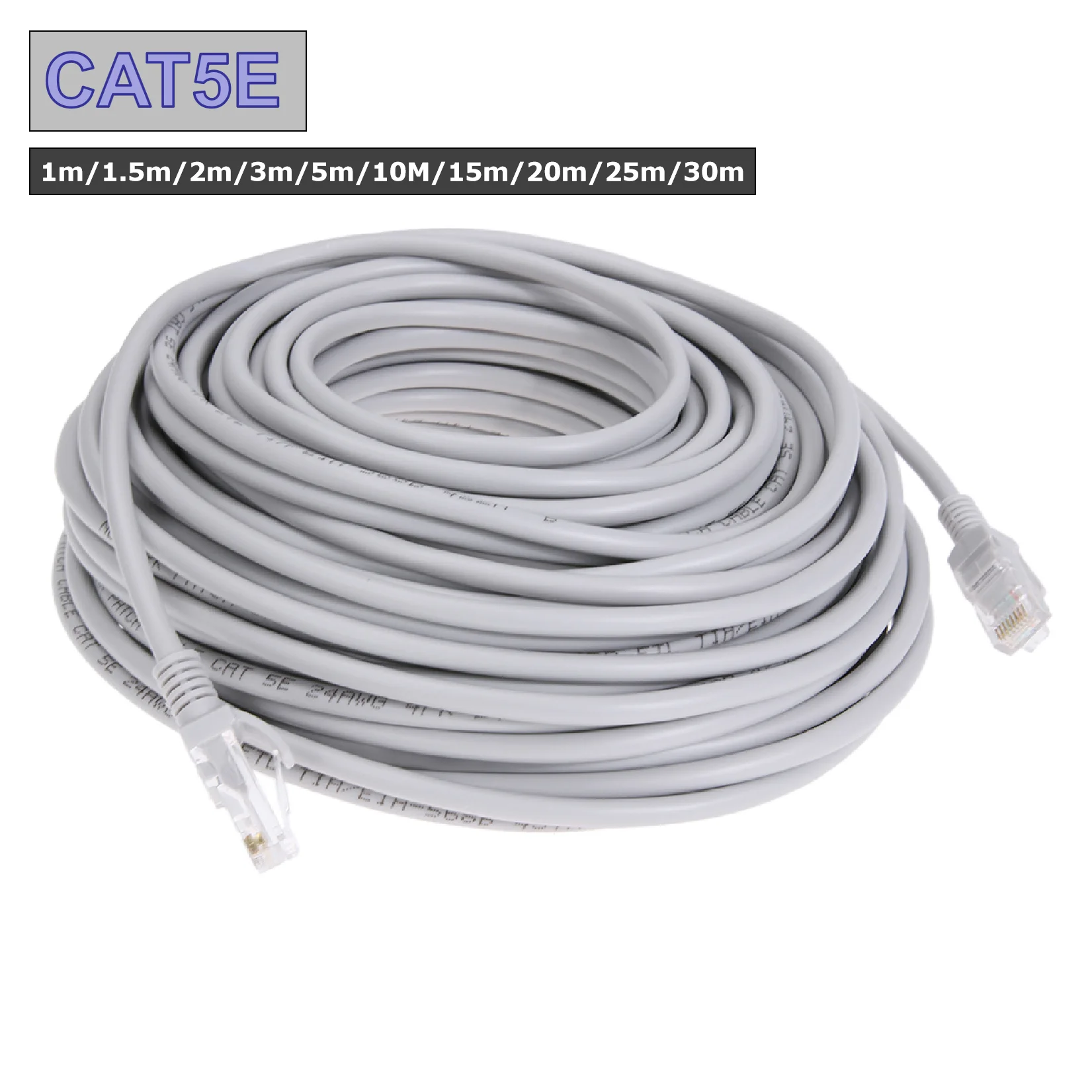 Ethernet кабель высокоскоростной Cat5e RJ45 сетевой LAN компьютерный для компьютерного