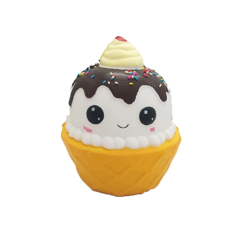 

Fashion PU Simulation Cake Rebound Toy Cute Facial Expression Children Toys New Colorful Toys Accessories Top Selling
