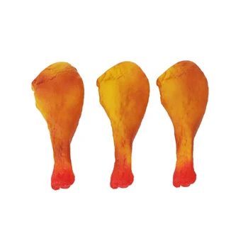 

Simulation Chicken Leg Dogs Molar Stick Puppy Interactive Sound Chew Toy Plastic Dog Teeth Cleaning Toy Dog Training