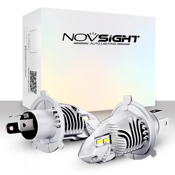 

NOVSIGHT H4 Bulb Led 9003 HB2 Hi/Lo Car Led Headlight Bulbs Mini Car 12000LM 12V 70W 6000K White Fog Light Auto Accessories