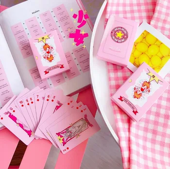 

24sets Card Captor SAKURA Cosplay Poker Playing Cards KINOMOTO SAKURA birthday party favors girls gifts