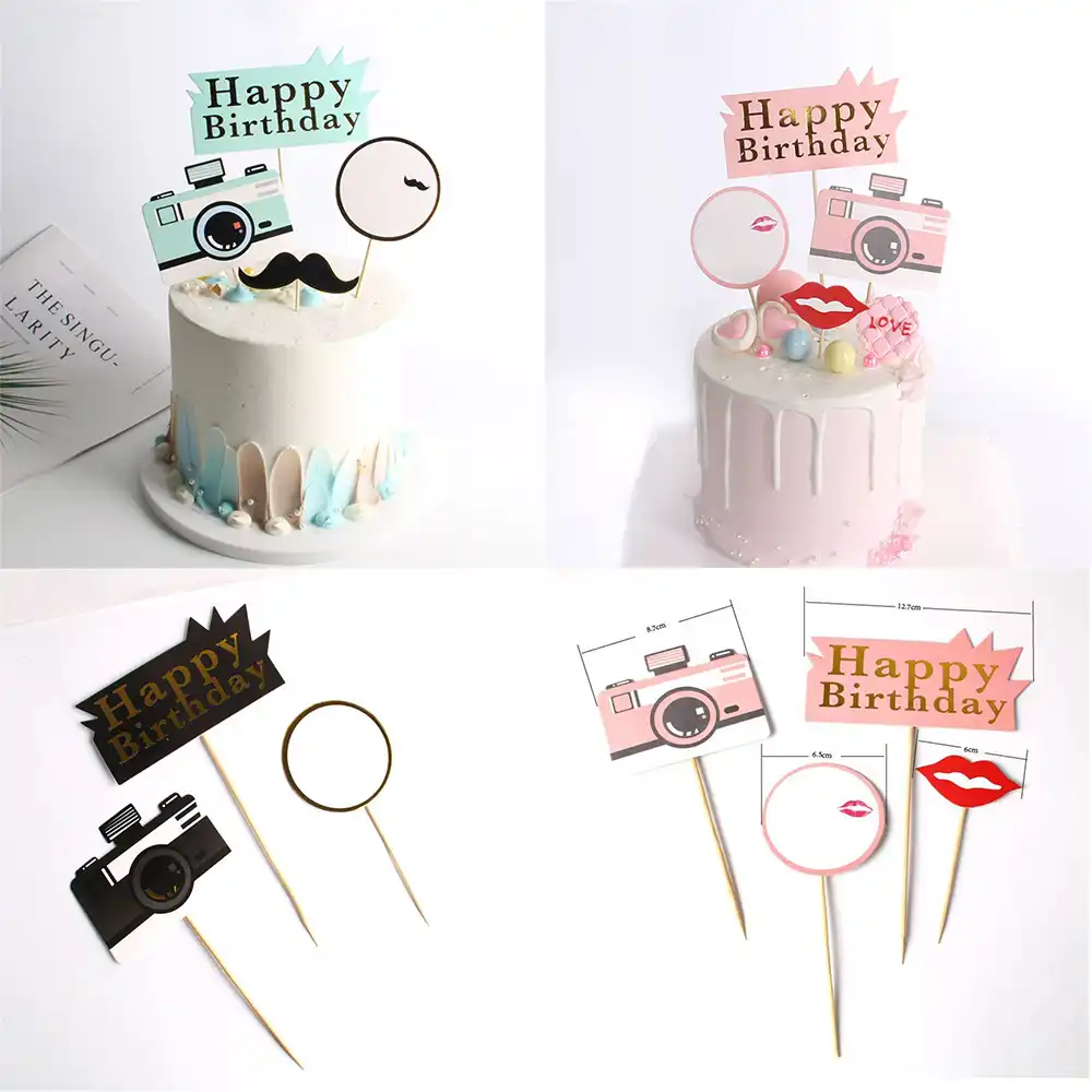 Accessoires De Decoration De Gateau Outils De Cuisson Cuisson Anniversaire Appareil Photo Garniture De Gateau Aliexpress