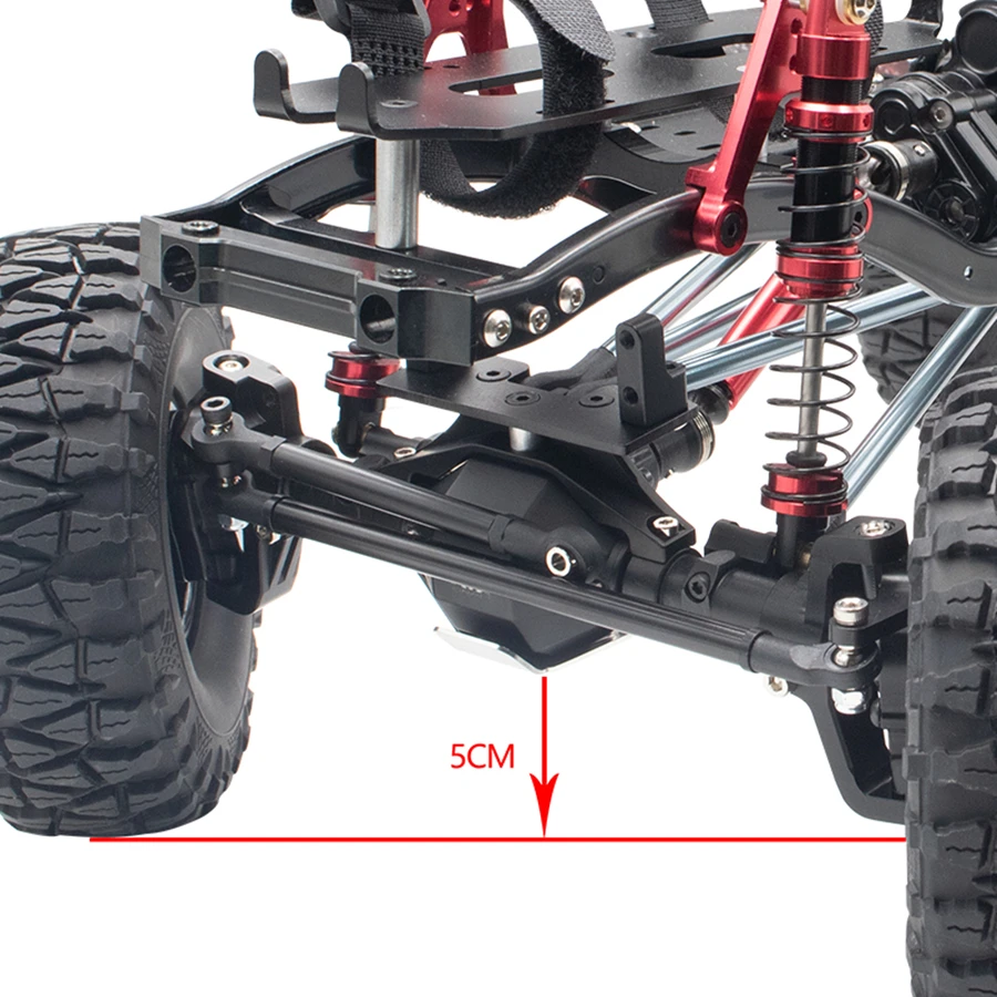 Осевой Scx10 2 II Полный металлический 313 колесная база рама шасси комплект двухскоростной коробки передач мост обновления для AX90046 1/10 Rc Гусеничный игрушечный автомобиль