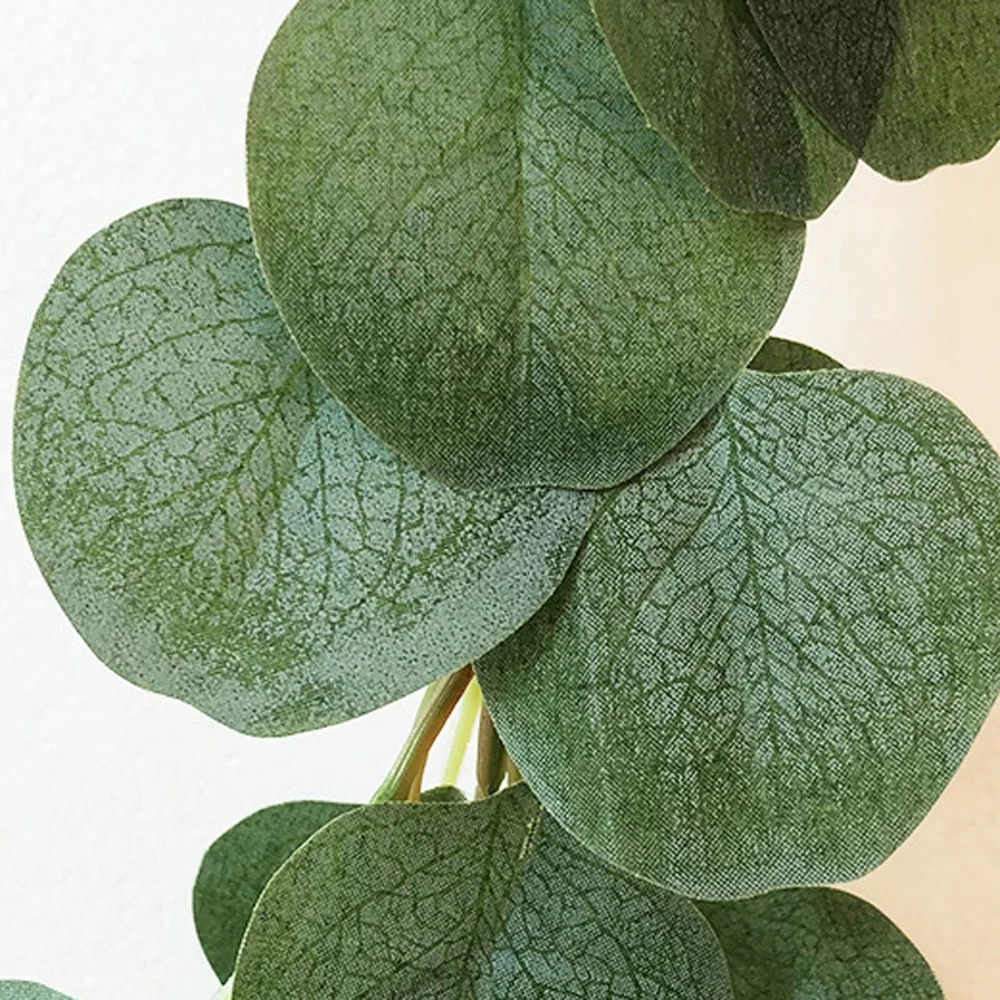 

Popular Home Decor Green Plant Vine Rattan Leaf Artificial Flower Plastic Garland Vine Artificial Flowers Wall