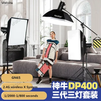 

Godox DP400III 400W 2.4G wireless X System Studio Strobe Flash Light 400Ws GN65 Pro Photography Lighting Flashlight CD50 T03