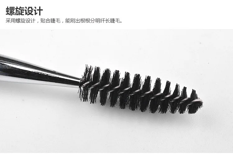 Cross Border for Makeup Tool Eyelash Brush with Comb Eyelash Curler Eyelash Comb Makeup Brush with Diamond Eyebrow Brush