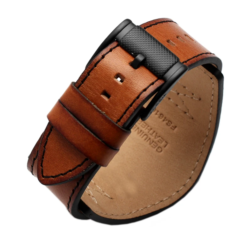 Genuine leather bracelet Mans high 