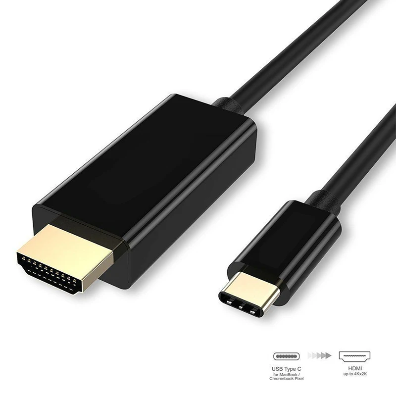 USB C к HDMI 4K type C к HDMI кабель HDMI адаптер Thunderbolt 3 для huawei P20 mate 10 Pro MacBook Pro воздушный iPad Pro