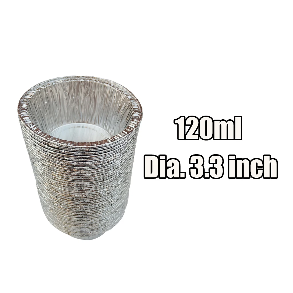 Deep Aluminum Foil Tin Pie Pans Disposable for Baking Roasting Recyclable