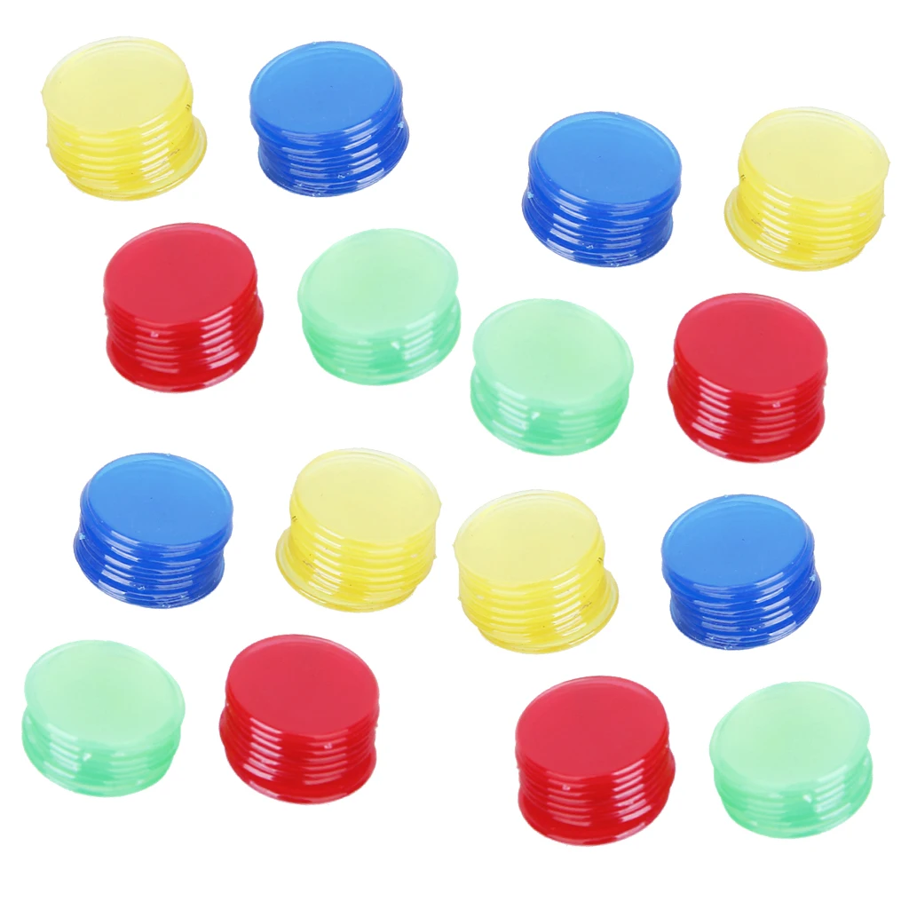 400x Poker Game Bingo Chip Casino Token Counter Marker For Kid Birthday Gift
