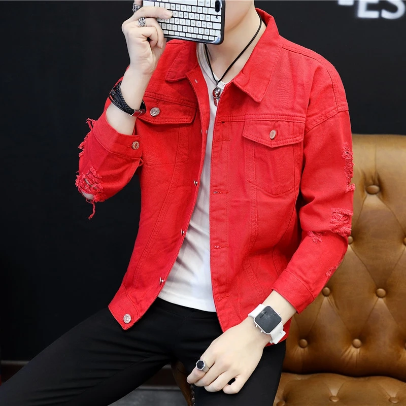 

Cheap wholesale 2019 new autumn winter Hot selling men's fashion netred casual Denim Jacket MP459