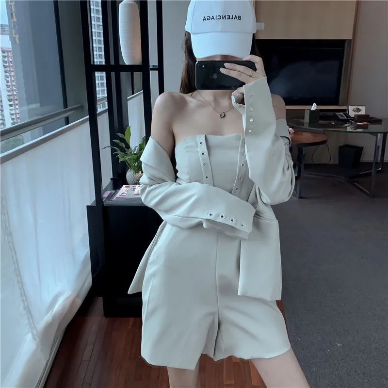 Цена за сетку для фотосессии,, стильный комплект, женский теннисный костюм hong yang Gas, высокий холодный королевский костюм в стиле сестры, топ-труба, комбинезон из двух частей