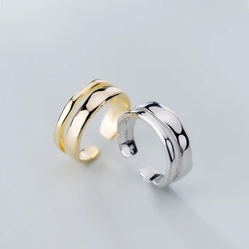 

Real 925 Silver Rings Punk Rock Gold Jewelry Minimalism Charm Anel Bohemia Jewelry Vintage Bague Femme Anelli Rings for Women