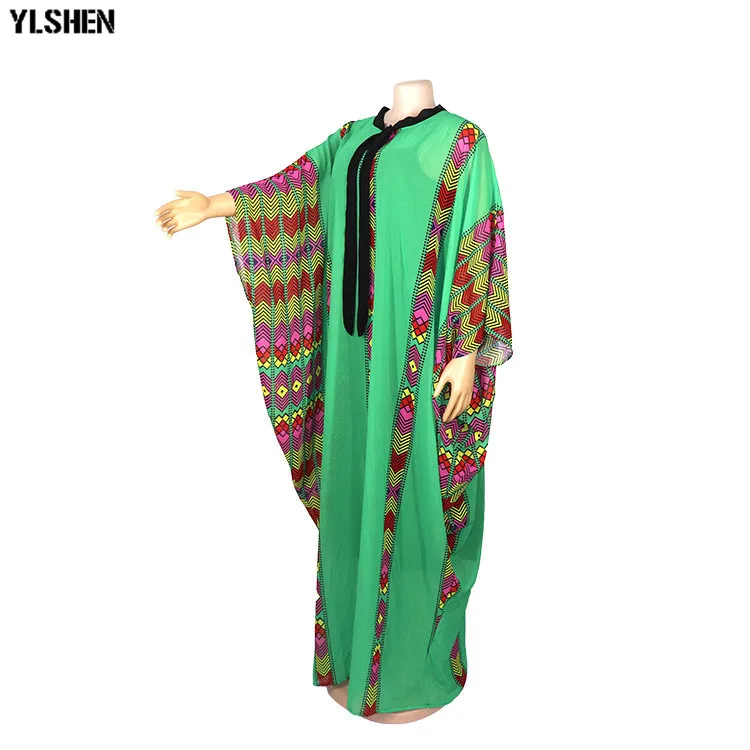 African Dresses For Women Clothes Dashiki Pearl Chiffon Africa Clothing 2019 High Quality Boubou Robe Africaine Party Long Dress 16