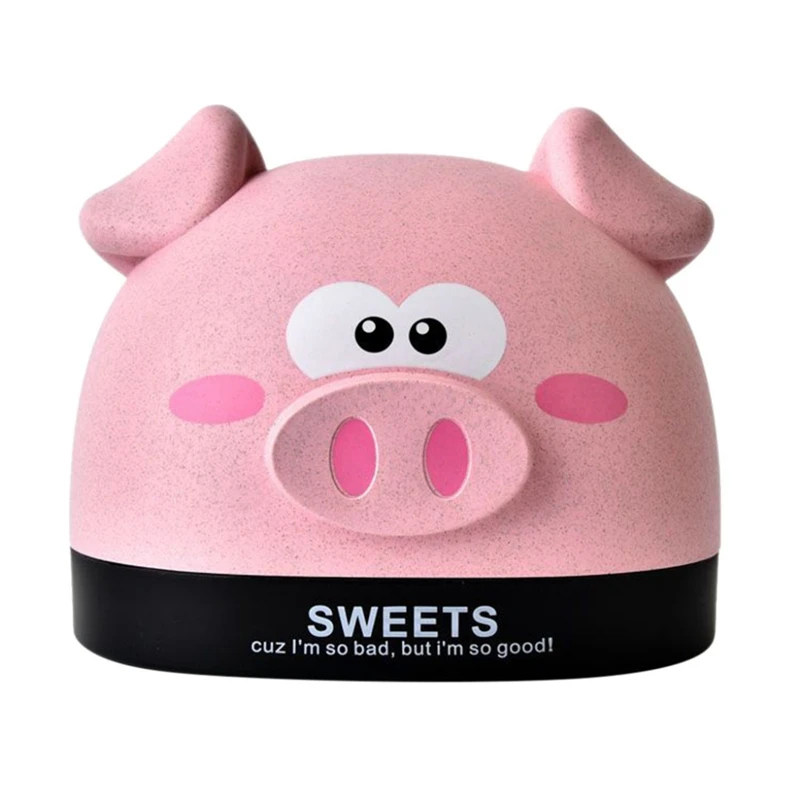 

Wheat Tissue Box Covers Cartoon Pig Shape Paper Napkin Organizer Case Holders Tissue Box