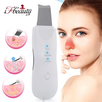 

Skin Scrubber Cleaning / lifting / ion+ ion- mode for Different Skin Care Needs USB charging Nutrient Introduction Instrument