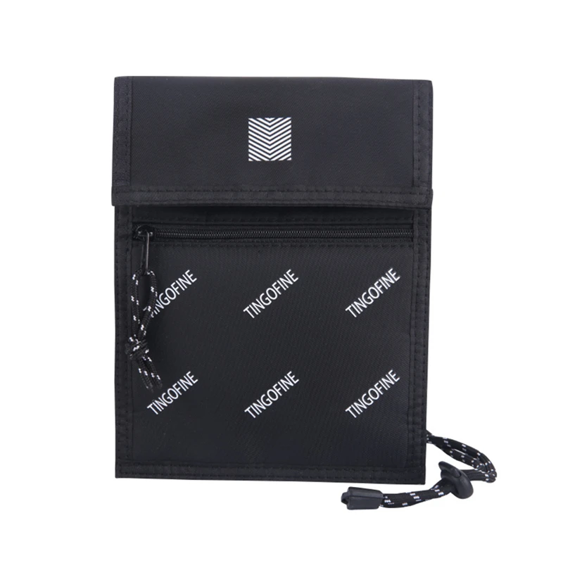 여행용 걸이식 여권 커버 나일론 ID 카드 티켓 홀더, 다기능 방수 신용 지갑 RFID 끈 여권 가방 여성용