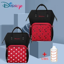 Сумка для подгузников disney, рюкзак, USB бутылочка, изоляционные сумки, Минни, Микки, большая емкость, для путешествий, Оксфорд, для кормления ребенка, Мумия, сумочка