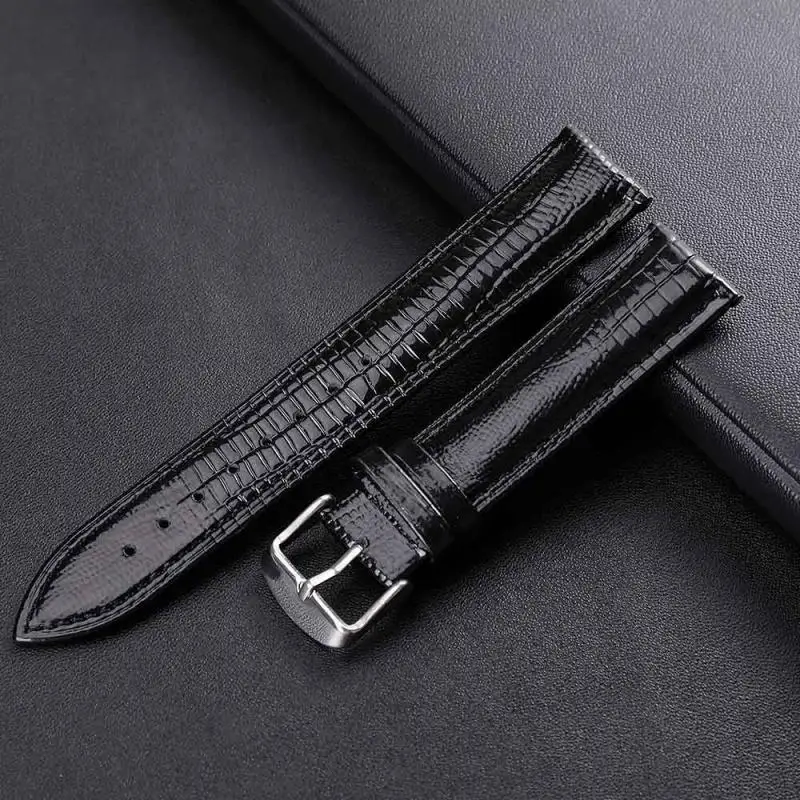 Women Men Watch Band 24mm 22mm 20mm Leather Watchband 18mm 16mm 14mm 12mm Wrist Watch Strap Bracelet Metal Buckle New Trend