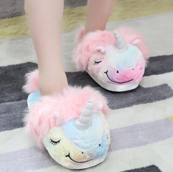 unicorn bed slippers