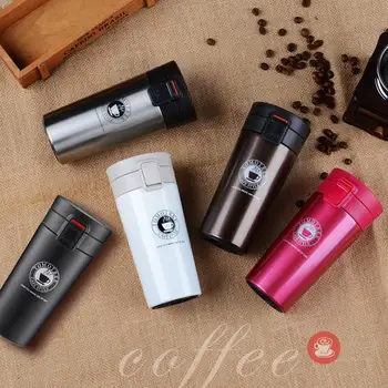 

380ml Vacuum Flasks Stainless steel insulation cup Bouncing car Water cup Vacuum cups double layer Coffee Tea Milk Bottle Gifts
